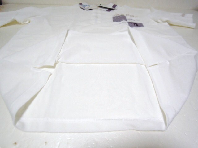 アダバット●adabat●半袖●デザインウエアー●機能性シャツ/アイスギア●ホワイト×パープル●サイズ48●未使用_画像7