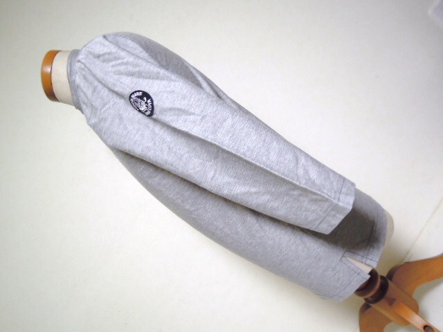 SINA COVA●シナコバ●七部丈●襟付き●デザインシャツ●おしゃれ大人デザイン●サイズM●グレー●美品_画像6