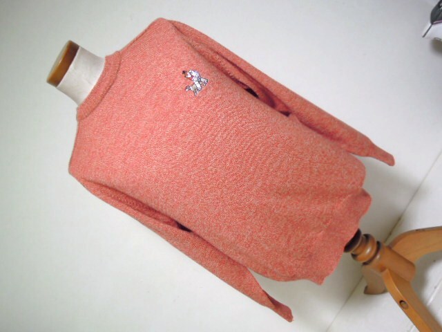 SINA COVA●シナコバ●長袖●デザイン●セーター●おしゃれ大人デザイン●サイズM●オレンジ●超美品●2回程使用のみ_画像2