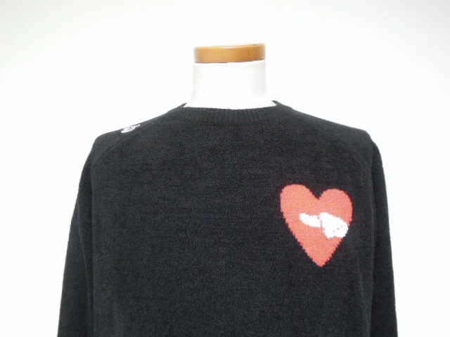 rough&swell●ラフアンドスウェル●ブラック●着心地最高●デザインセーター●サイズXL●超美品●数回のみ_画像1