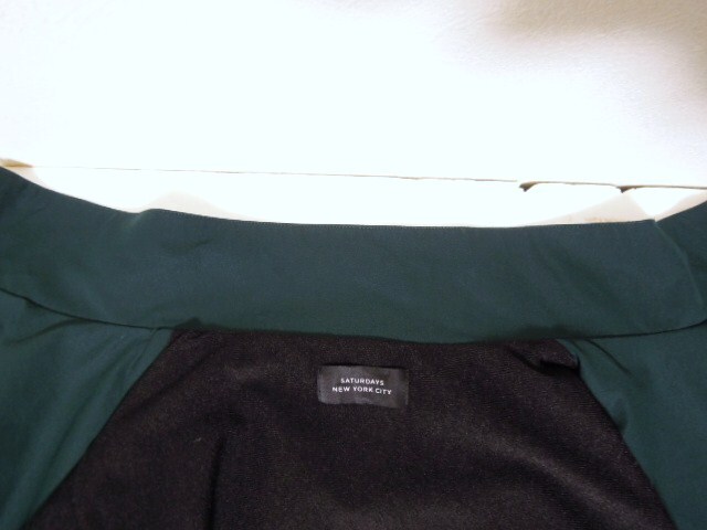 Saturdays Golf（サタデーズ ゴルフ）●サタデーズ ニューヨークシティ●ストレッチ素材●大人●ブルゾン●グリーン●サイズL●超美品_画像8