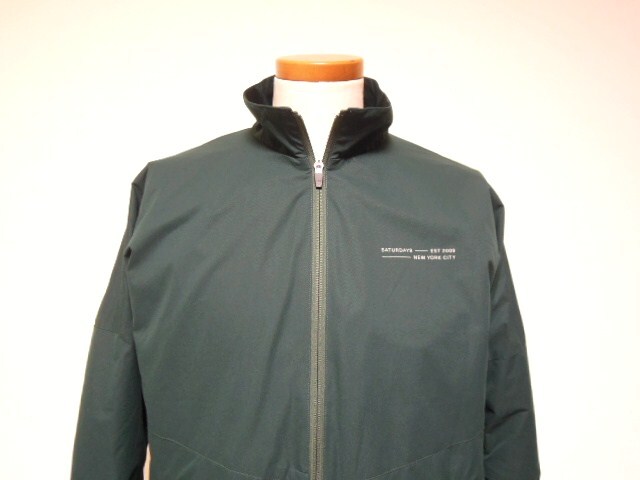 Saturdays Golf（サタデーズ ゴルフ）●サタデーズ ニューヨークシティ●ストレッチ素材●大人●ブルゾン●グリーン●サイズL●超美品_画像3