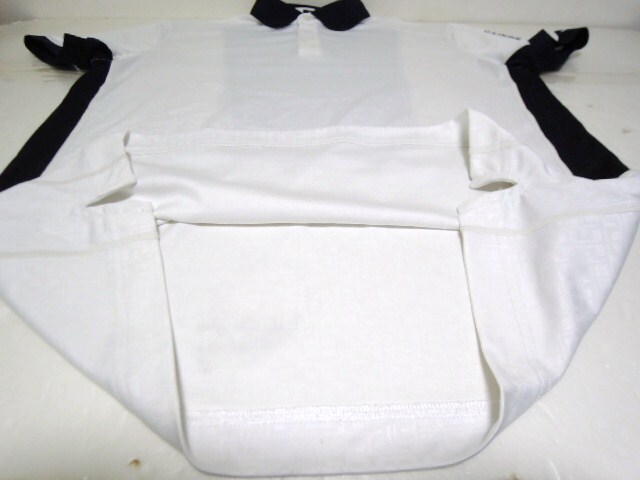 リンドバーグ●バックロゴ●ホワイト×ブラック●襟付●半袖●ウエアー●M/スリムフィット●㈱グリップインターナショナル●正規品●美品_画像9