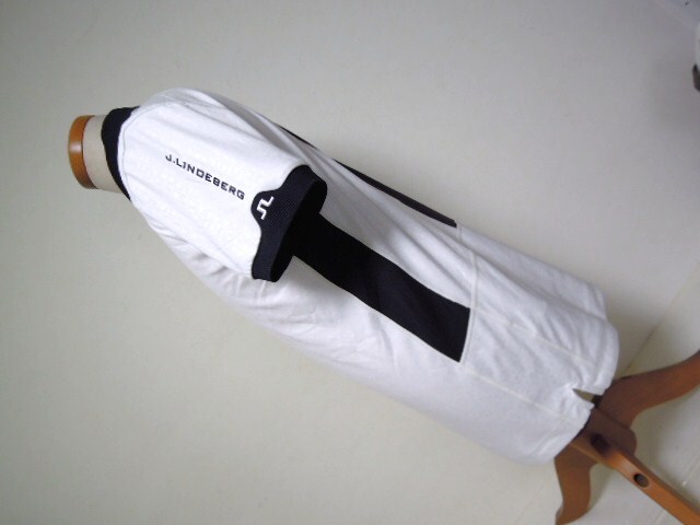 リンドバーグ●バックロゴ●ホワイト×ブラック●襟付●半袖●ウエアー●M/スリムフィット●㈱グリップインターナショナル●正規品●美品_画像6