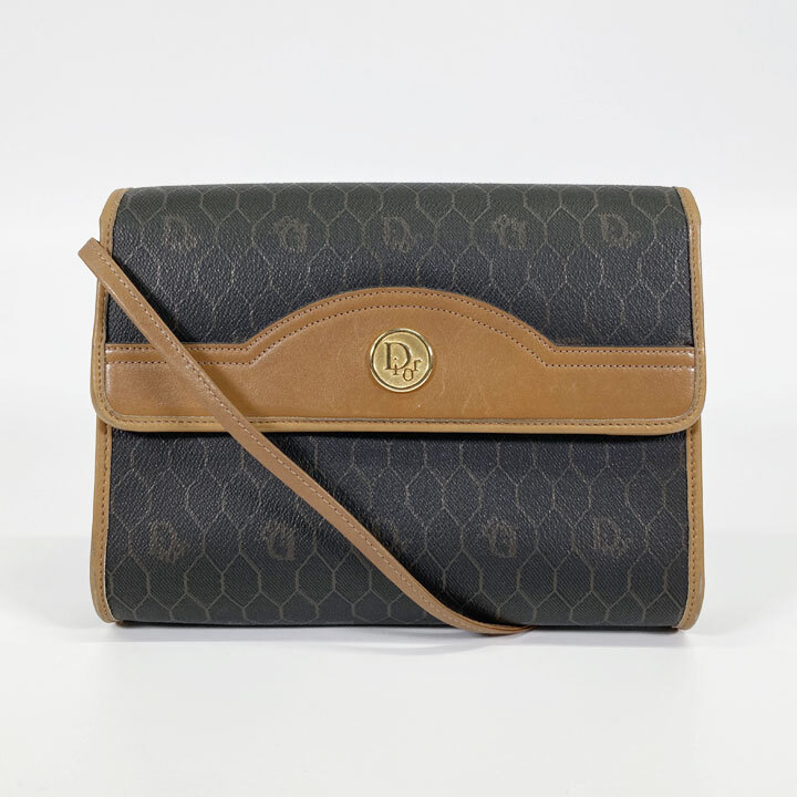 クリスチャンディオール　Christian Dior　ショルダーバッグ　ハニカム_画像1