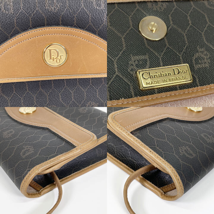 クリスチャンディオール　Christian Dior　ショルダーバッグ　ハニカム_画像8