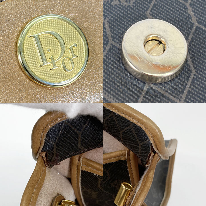 クリスチャンディオール　Christian Dior　ショルダーバッグ　ハニカム_画像9