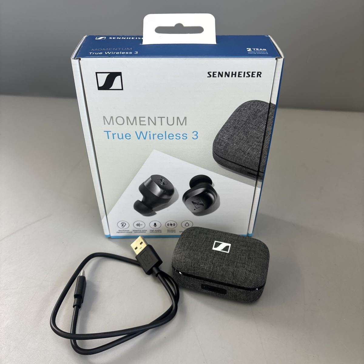 ■□3519 SENNHEISER ゼンハイザー MOMENTUM TrueWireless3 ワイヤレスイヤホン ジャンク□■_画像1
