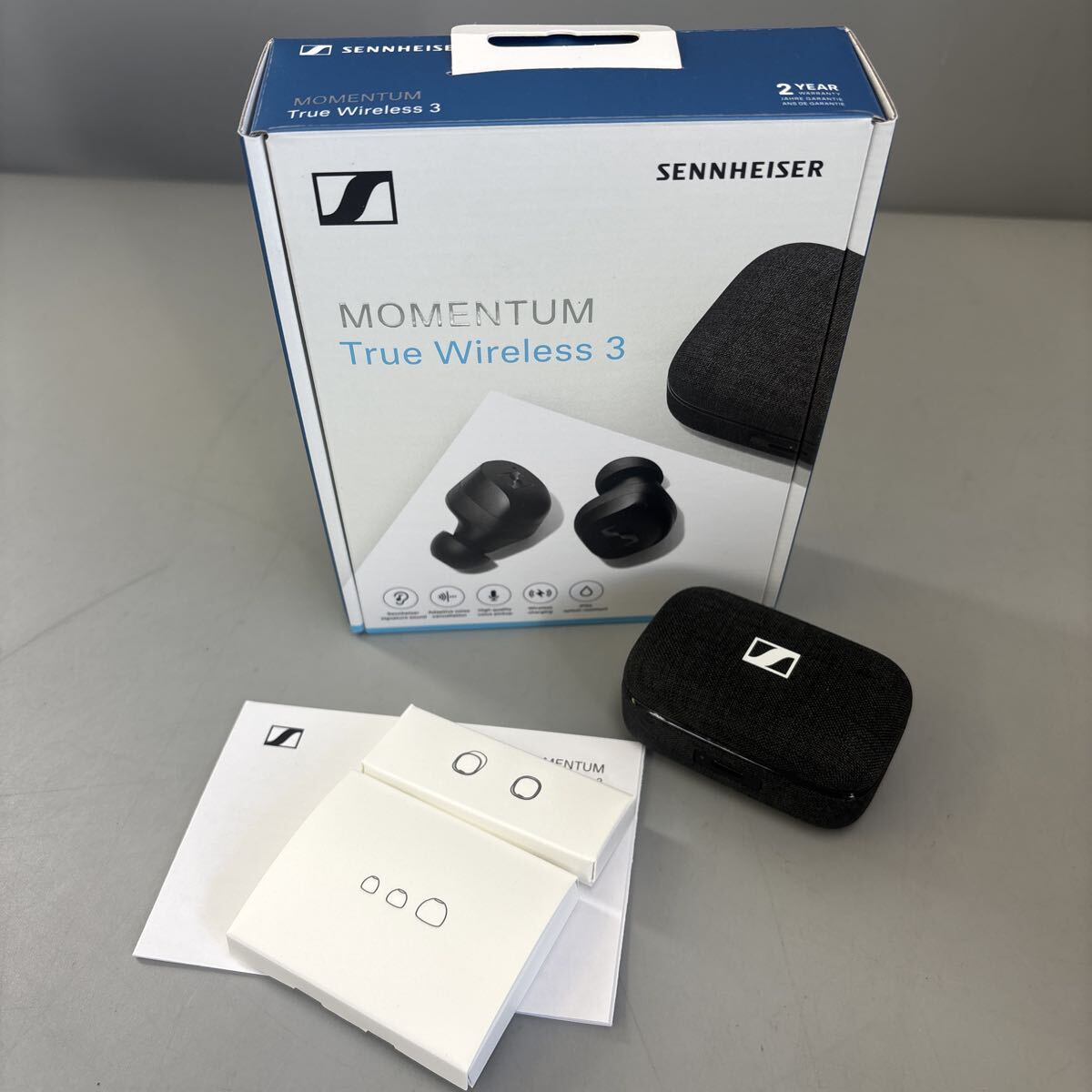 ■□3529 SENNHEISER ゼンハイザー MOMENTUM TrueWireless3 ワイヤレスイヤホン ジャンク□■_画像1