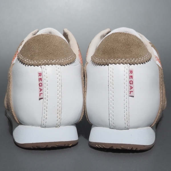 デッド!! 新品 26cm REGAL リーガル Y767 白ベージュ レザー スニーカー_画像5