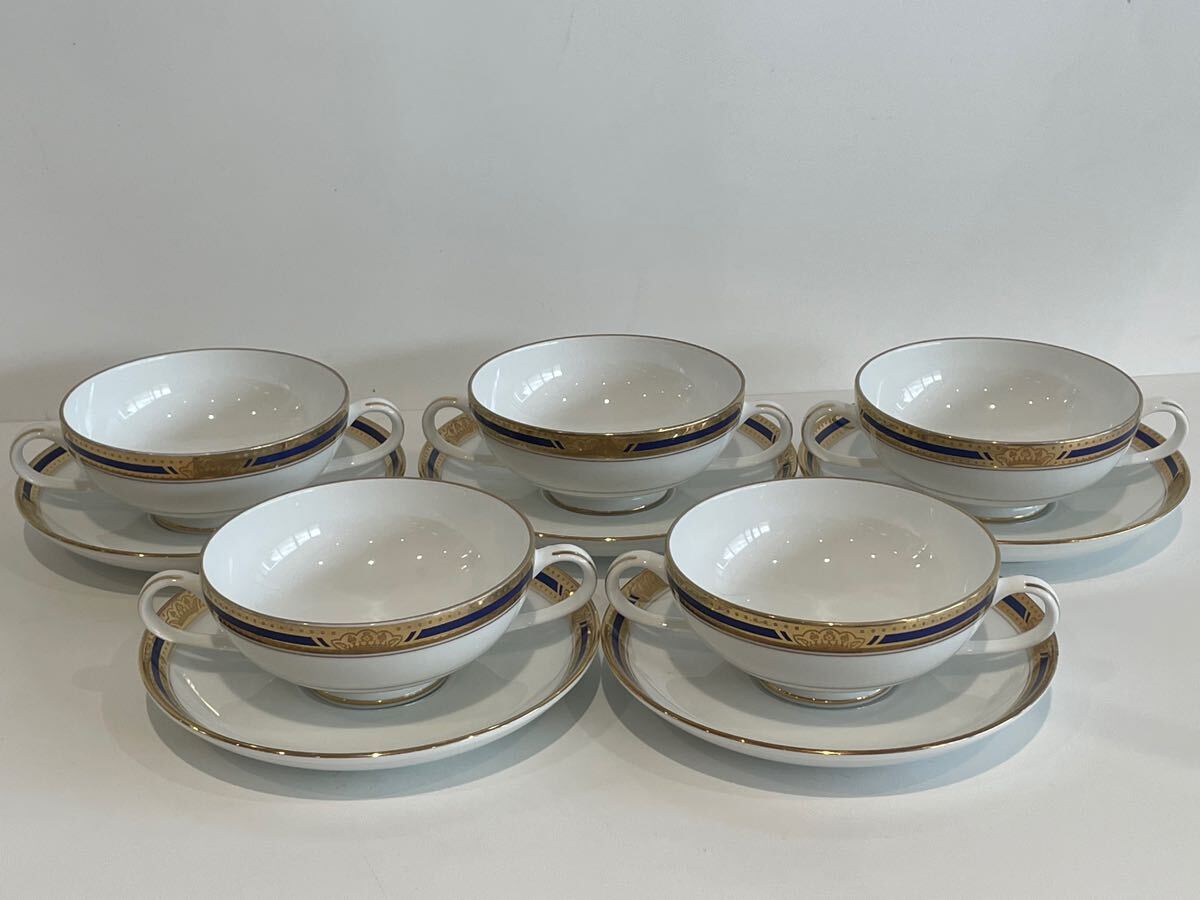 Grand TIARA グランドティアラ スープカップ&ソーサー 5客セット_画像2