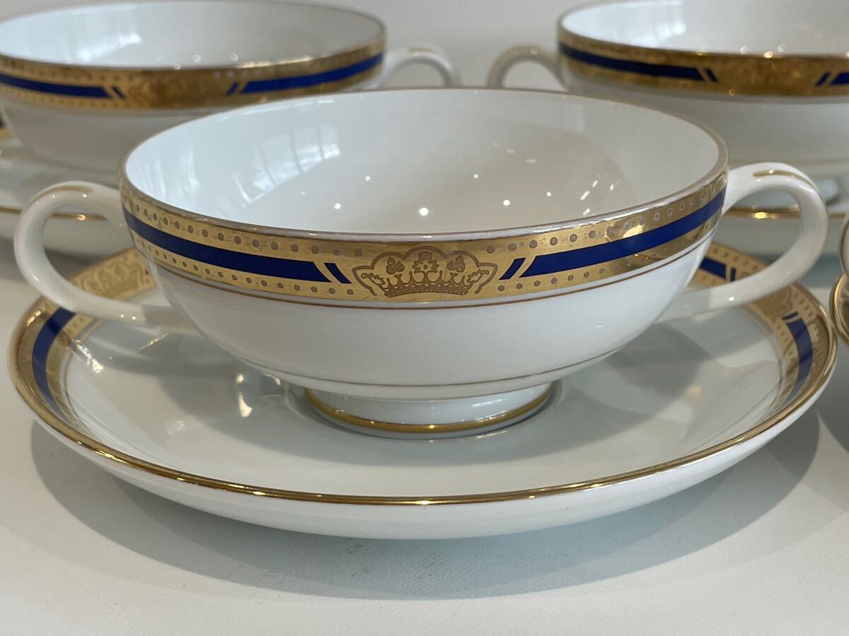 Grand TIARA グランドティアラ スープカップ&ソーサー 5客セット_画像3