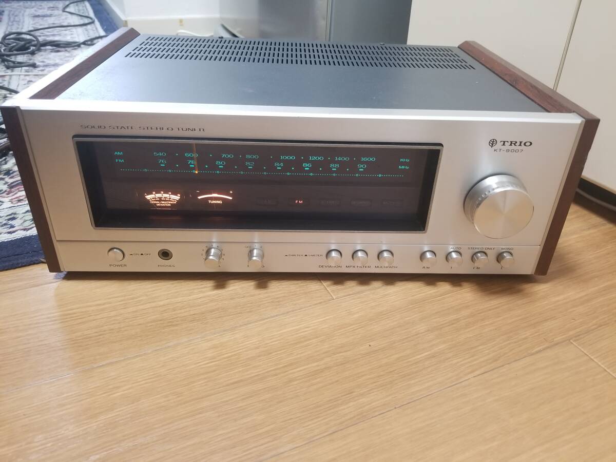 TRIO KT-9007 FM/AM チューナー希少品美品 /完動品 TRIO KT-9007 FM/AM チューナー希少品美品 /完動品 TRIO KT-9007