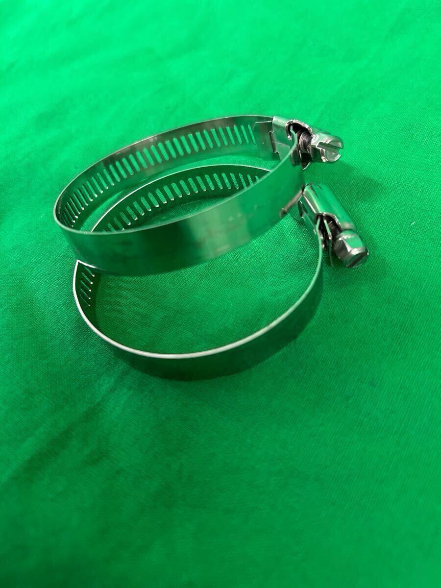 トンガリフェンダー取り付け金具　2面トンガリ取り付け金具　3面トンガリ取り付け金具　ステンレスホースバンド_画像2