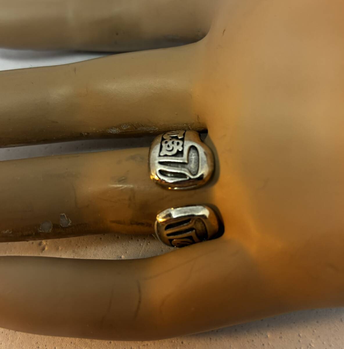 CHROME HEARTS SCROLL RING SMALL LABEL RING　スクロールリング US7号 日本15号　※本商品はクロムハーツではありません_画像5