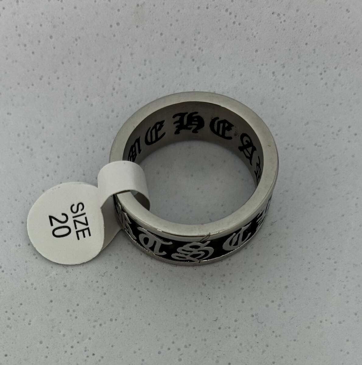 CHROME HEARTS LOGO RING クロムハーツ ロゴ リング 20号 ※本商品はクロムハーツではありません。_画像6