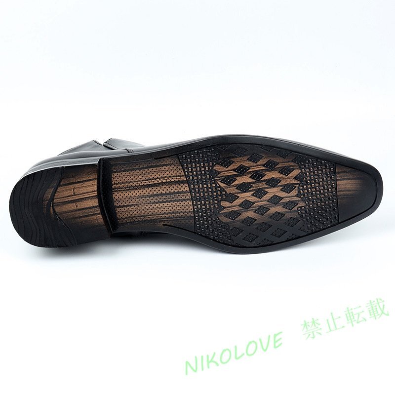 ☆新品 ブーツ メンズ ショートブーツ ミリタリーブーツ エンジニアブーツ ワークブーツ マウンテンブーツ 防滑 おしゃれ 25-30cm_画像7