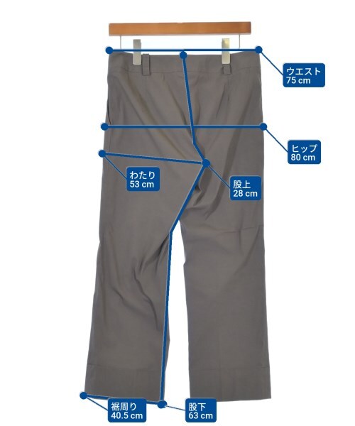 JIL SANDER スラックス レディース ジルサンダー 中古 古着_画像6