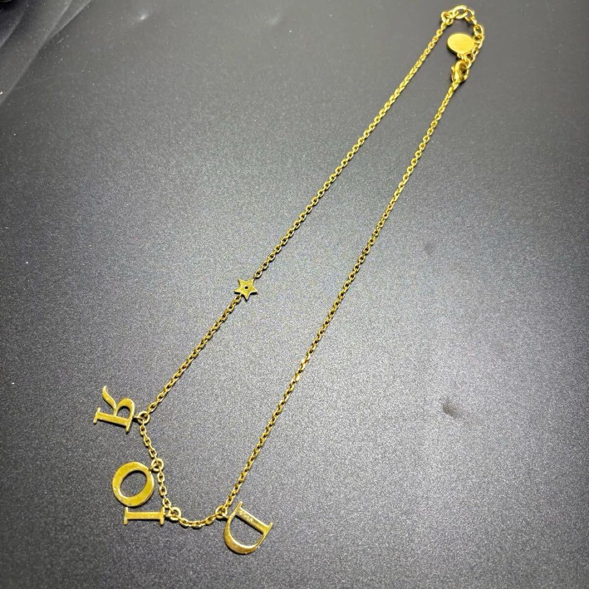 【極美品/現行品】Christian Dior クリスチャンディオール ネックレス チョーカー ディオレボリューション ラインストーン スター モチーフ_画像4