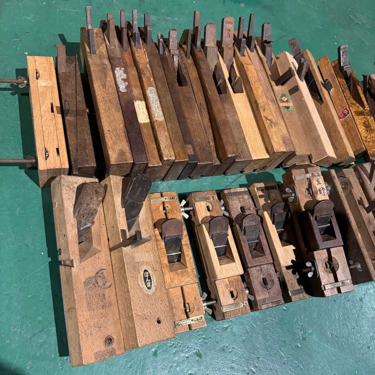 ●15 かんな 特殊かんな まとめて 小かじ 宏道 元久 サクラトモアカンナ 特殊鉋 鉋 大工道具 宮大工 古道具 工具_画像3