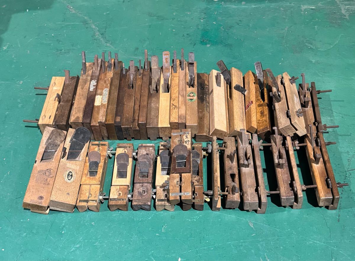 ●15 かんな 特殊かんな まとめて 小かじ 宏道 元久 サクラトモアカンナ 特殊鉋 鉋 大工道具 宮大工 古道具 工具_画像1