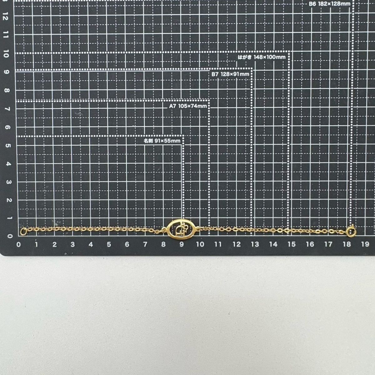 U320-K44-8427★ Christian Dior クリスチャン・ディオール アクセサリー ブレスレット ロゴ オーバル ゴールドカラー KA_画像8