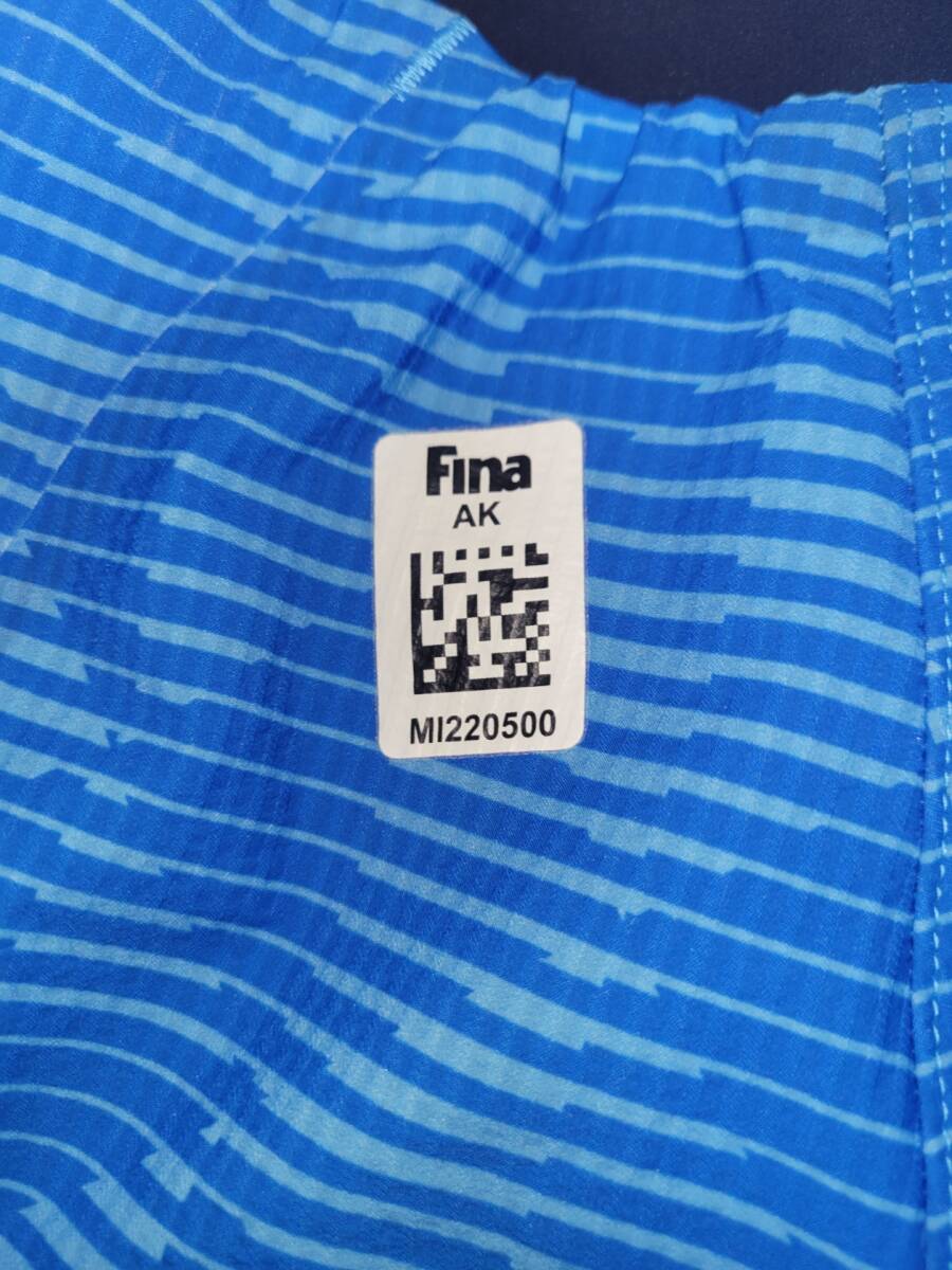 MIZUNO производства FINA легализация женский .. купальный костюм половина леггинсы открытый задний рейсинг купальный костюм размер S