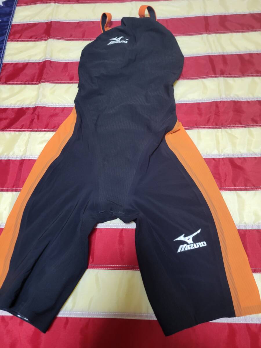 MIZUNO производства FINA легализация женский .. купальный костюм половина леггинсы открытый задний рейсинг купальный костюм размер S