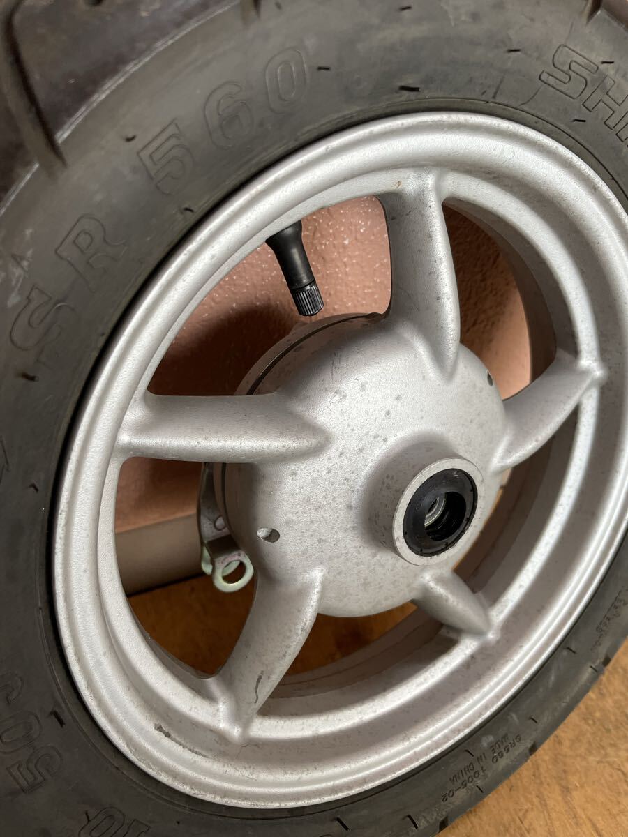 ヤマハ 4スト ビーノ SA37J フロントホイール ホイール ブレーキ ドラム ブレーキパネル シュー SA26J_画像2