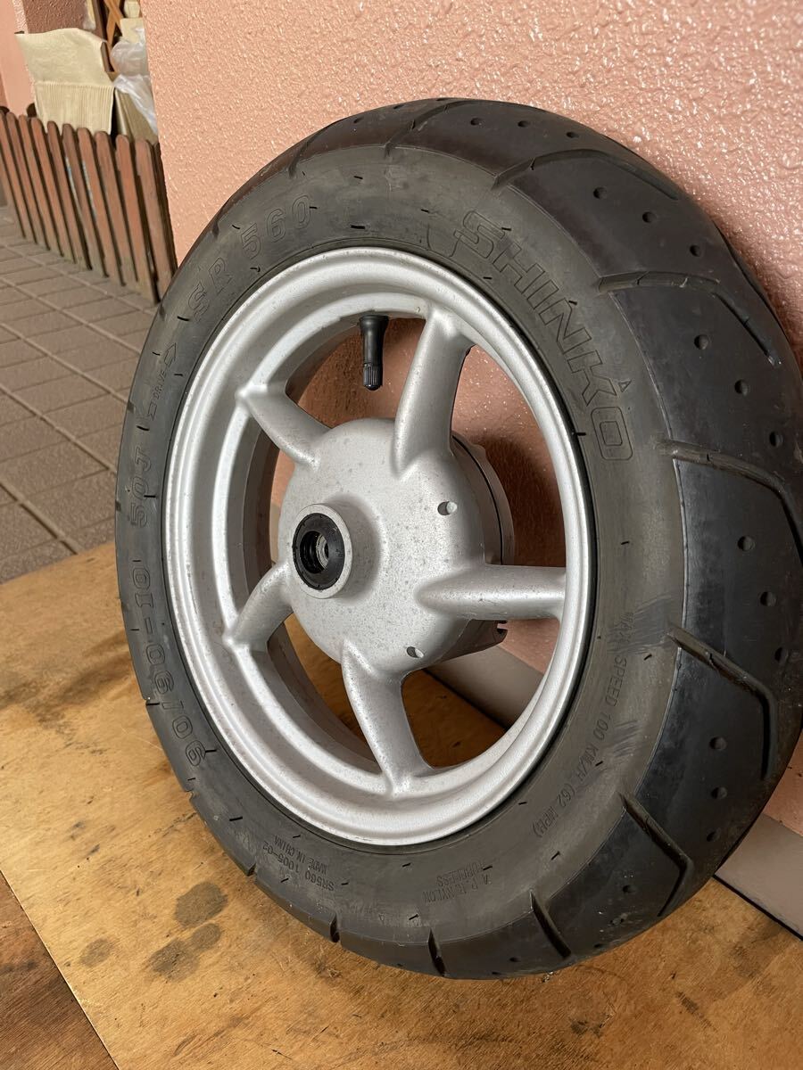 ヤマハ 4スト ビーノ SA37J フロントホイール ホイール ブレーキ ドラム ブレーキパネル シュー SA26J_画像3