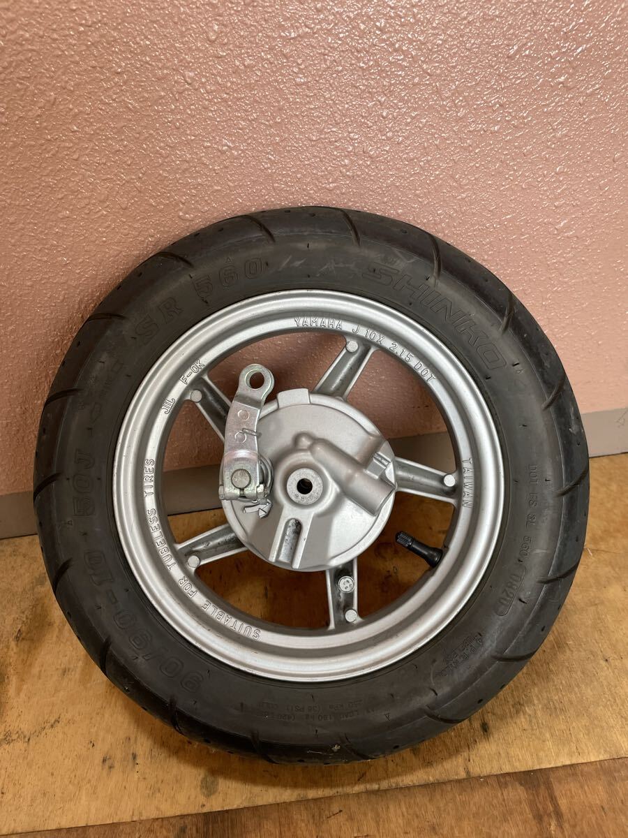 ヤマハ 4スト ビーノ SA37J フロントホイール ホイール ブレーキ ドラム ブレーキパネル シュー SA26J_画像4