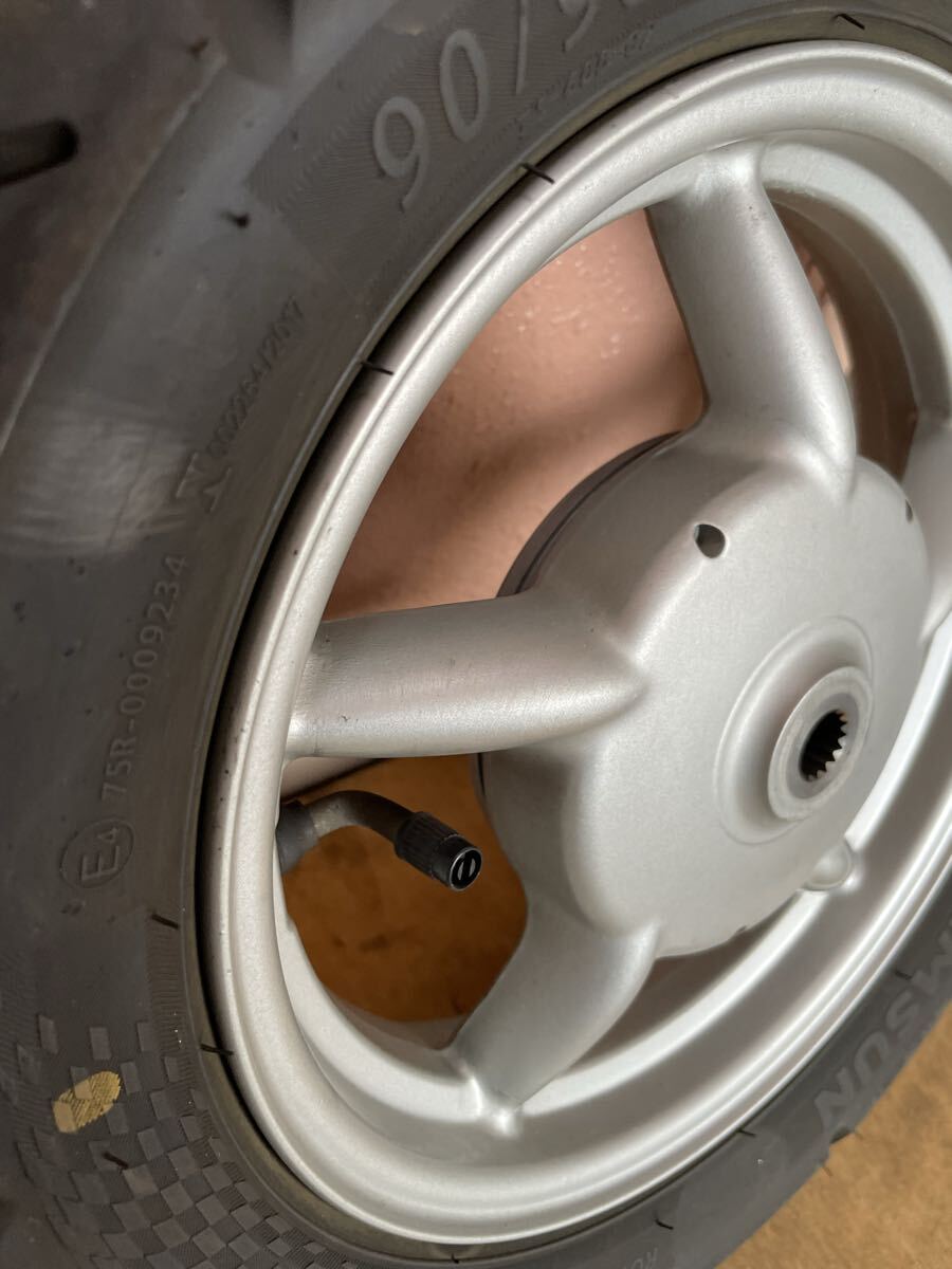 ヤマハ 4スト ビーノ SA37J リヤホイール ホイール SA26J リアホイール_画像9
