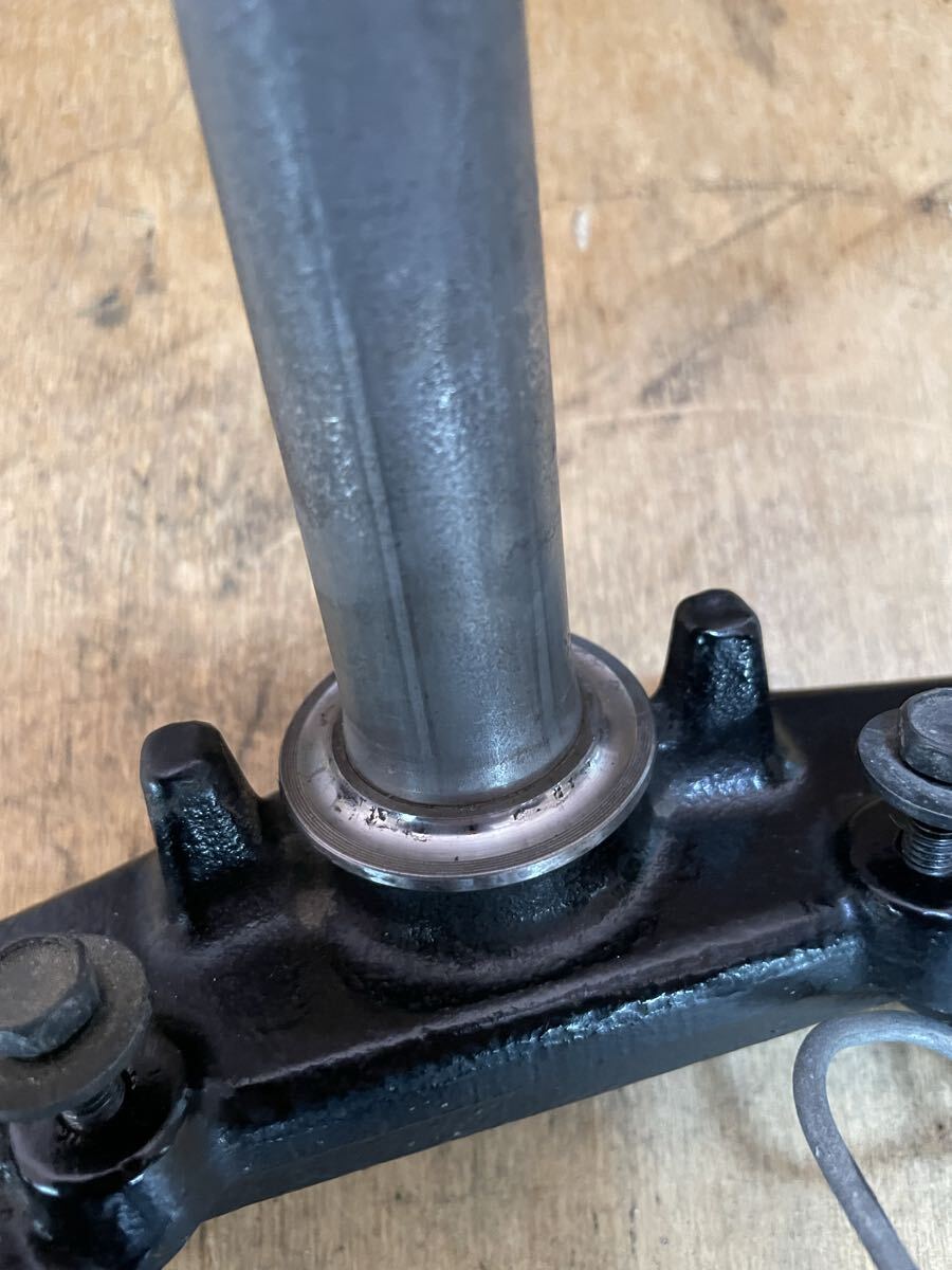 ヤマハ SA37J 4スト ビーノ ステム 三又 ステアリングステム 純正品_画像8