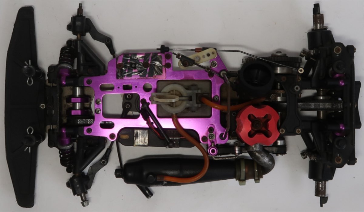 無限精機, K2-X 495,シャーシ&エンジン,中古_画像1