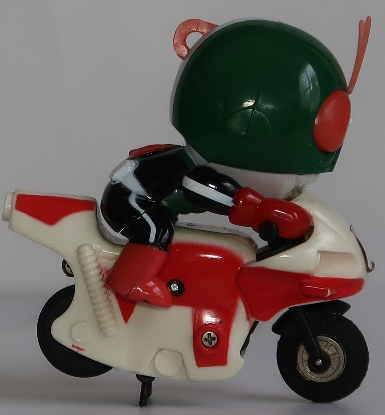 バンダイ, カッとびライダー, 仮面ライダー2号, 中古_画像2
