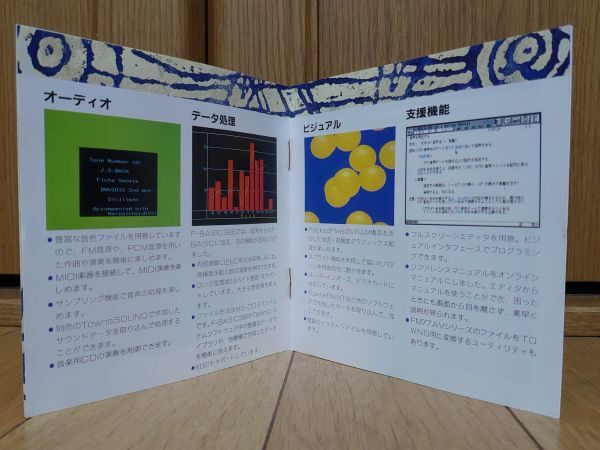 【動(dòng)作品】F-BASIC 386 v1.1 富士通FM TOWNSのアプリソフト　FUJITSU エフエムタウンズ