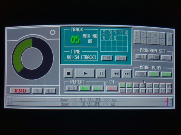 【動作品?フロッピー】CDグラフィックスプレーヤ CD GRAPHICS PLAYER 富士通FM TOWNSのアプリソフト　FUJITSU エフエムタウンズ