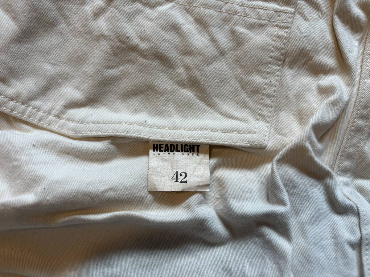 横浜 JUNKY CLASSICS 別注 HEADLIGHT ヘッドライト ツナギ オールインワン 42 ★美品★_画像4