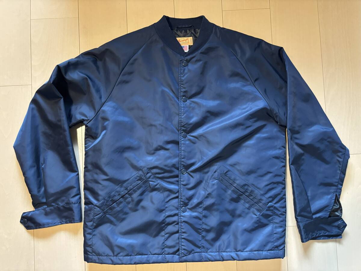 横浜 JUNKY CLASSICS 別注 Cheswick チェスウィック Made in USA ナイロンジャケット キルティング L ★美品★_画像1