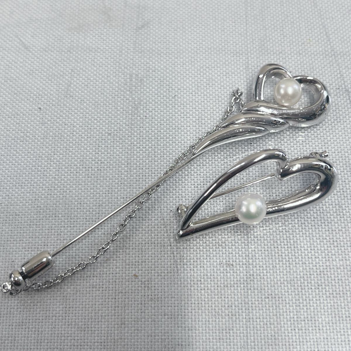 ◎414 TASAKI タサキ MIKIMOTO ミキモト アクセサリーまとめて シルバー925 ブローチ ペンダントトップ_画像6