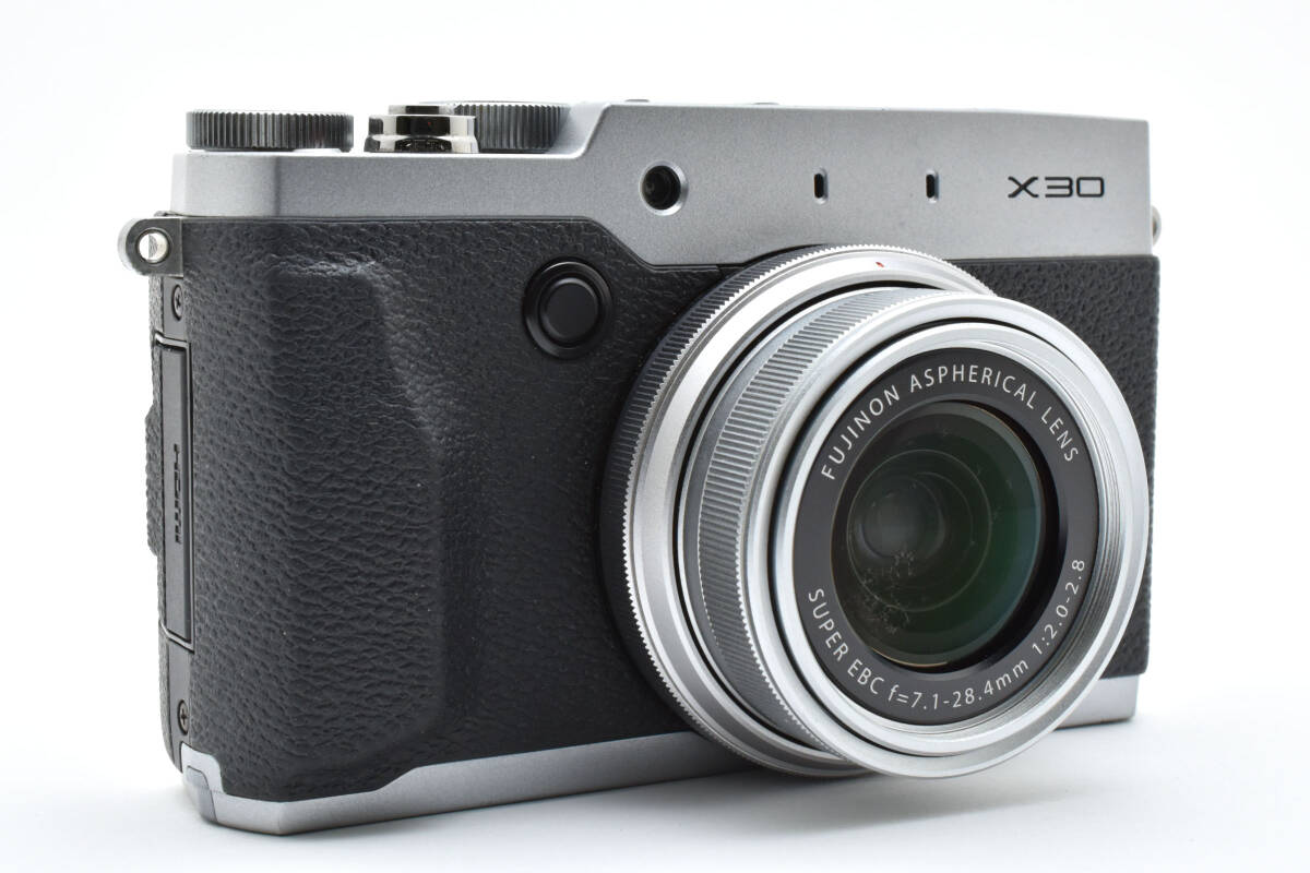 FUJIFILM X30 シルバー コンパクトデジタルカメラ コンデジ デジカメ 中古 富士フィルム 動作品_画像3