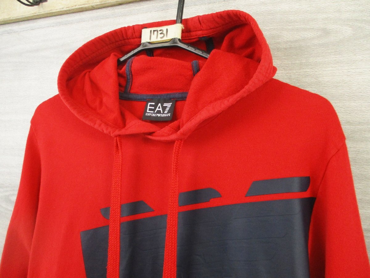 エンポリオアルマーニ EA7 ＜デカロゴ コットン パーカー ＞M1731m_画像2