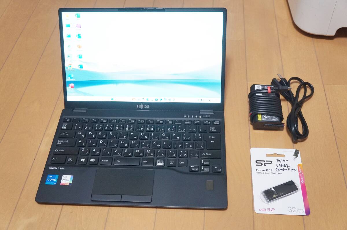 富士通 Ultrabook LIFEBOOK U9311/F Windows11 Pro Core i5 16GB SSD256GB 大容量バッテリー 13.3型 Office 2021 Pro Plus 日本製・美品_画像1