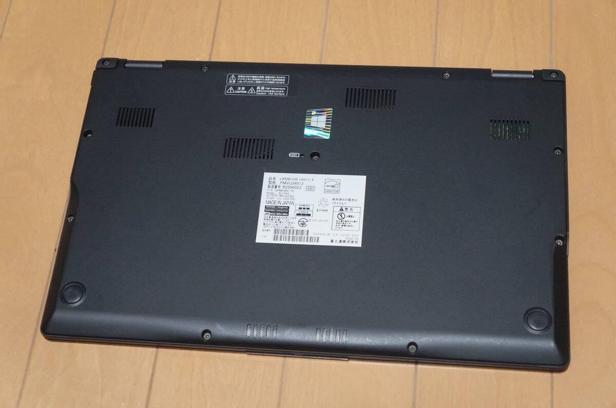 富士通 Ultrabook LIFEBOOK U9311/F Windows11 Pro Core i5 16GB SSD256GB 大容量バッテリー 13.3型 Office 2021 Pro Plus 日本製・美品_画像9