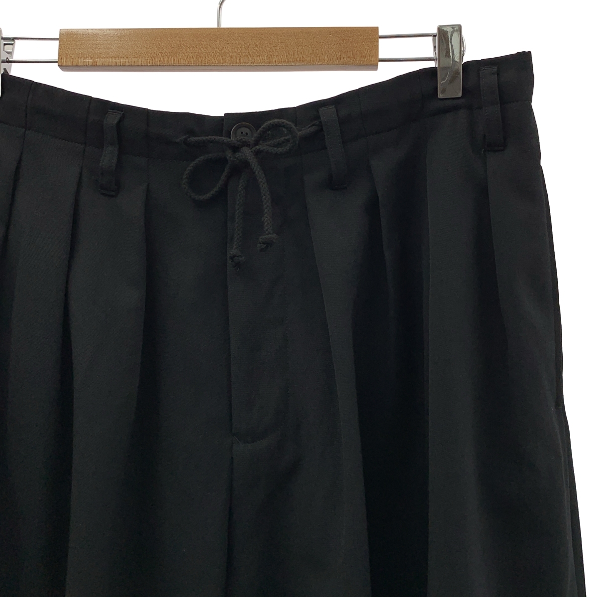 YOHJI YAMAMOTO POUR HOMME / ヨウジヤマモトプールオム ウールギャバジン タック バルーンパンツ_画像2