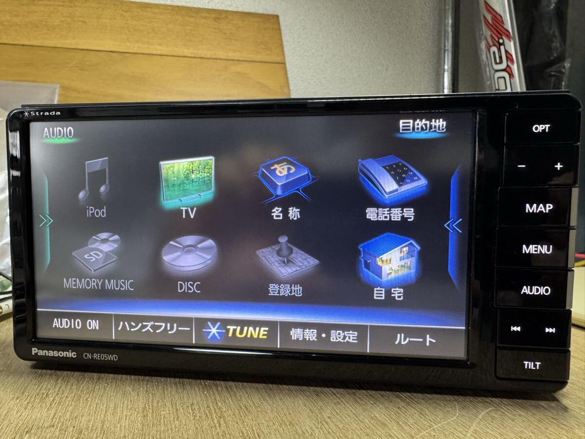 2019年度地図 パナソニック ストラーダ RE05WD Yahoo!オークション - 2019年度版地図 Panasonic Strada CN