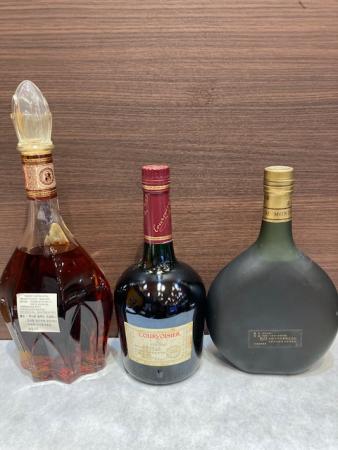 【未開栓】[大黒屋] 　ブランデー3本セット　クルボアジェスリースター、ロバートロストンエクストラ、マルキドモンテスキューナポレオン_画像3