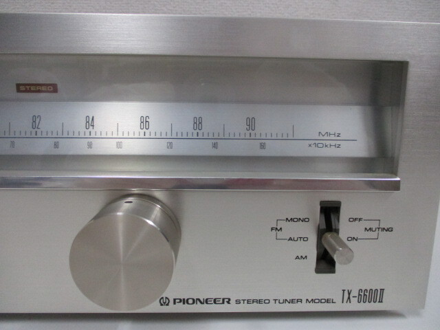 PIONEER パイオニア ステレオチューナー TX-6600II 中古品 激安1円スタート_画像3