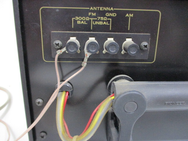 PIONEER パイオニア ステレオチューナー TX-6600II 中古品 激安1円スタート_画像7