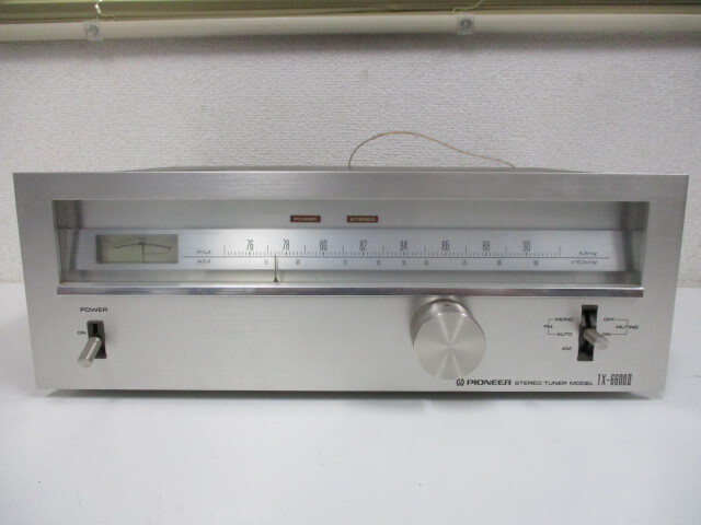 PIONEER パイオニア ステレオチューナー TX-6600II 中古品 激安1円スタート_画像1